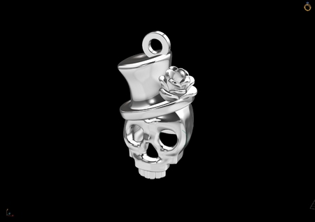 Modelo 3d de Calavera para impresoras 3d