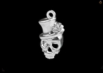  Skull pendant  3d model for 3d printers