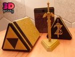 Modelo 3d de Caja de zelda con cerradura giratoria para impresoras 3d