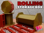  Rolling storage box  3d model for 3d printers