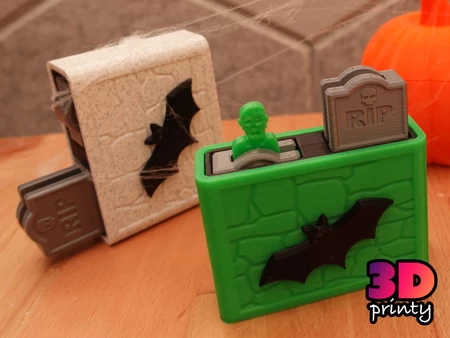  Spooky toggly fidget button  3d model for 3d printers