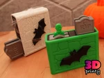  Spooky toggly fidget button  3d model for 3d printers