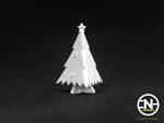  Christmas tree kit card  3d model for 3d printers