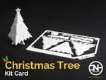  Christmas tree kit card  3d model for 3d printers