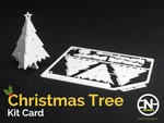 Modelo 3d de Tarjeta de kit de Árbol de navidad para impresoras 3d