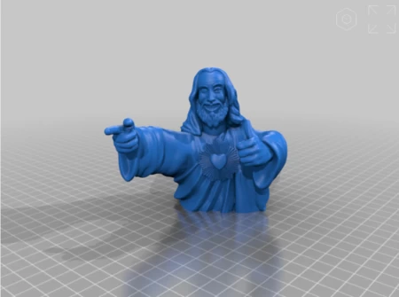 Modelo 3d de Amigo cristo para impresoras 3d