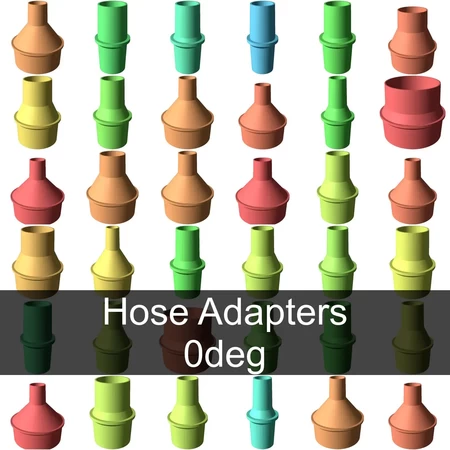 Vacuum hose adapters for all common sizes
