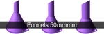  Funnels. various sizes 25mm to 200mm   3d model for 3d printers