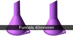  Funnels. various sizes 25mm to 200mm   3d model for 3d printers