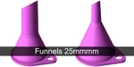  Funnels. various sizes 25mm to 200mm   3d model for 3d printers