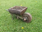  Cartoon-style wheelbarrow planter  3d model for 3d printers