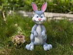  Cartoon bunny for your garden  3d model for 3d printers