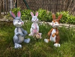  Cartoon bunny for your garden  3d model for 3d printers