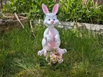  Cartoon bunny for your garden  3d model for 3d printers