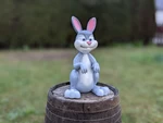  Cartoon bunny for your garden  3d model for 3d printers