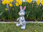  Cartoon bunny for your garden  3d model for 3d printers