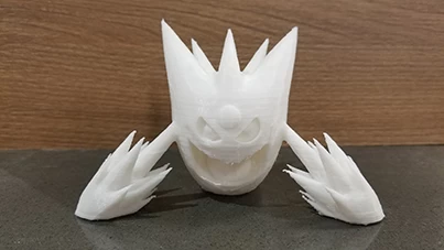 Modelo 3d de Mega gengar con ojos malvados (arreglado) para impresoras 3d