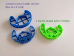 Modelo 3d de Cortador de galletas stitch / cortador de galletas para impresoras 3d