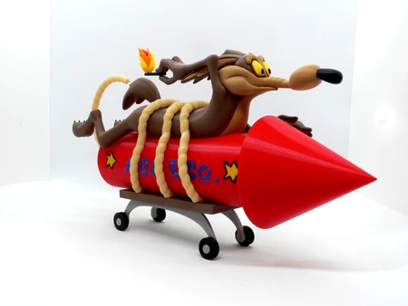  Wile e. coyote  3d model for 3d printers