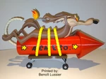 Modelo 3d de Wile e. coyote para impresoras 3d