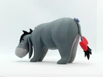 Modelo 3d de Eeyore para impresoras 3d