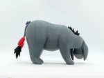 Modelo 3d de Eeyore para impresoras 3d