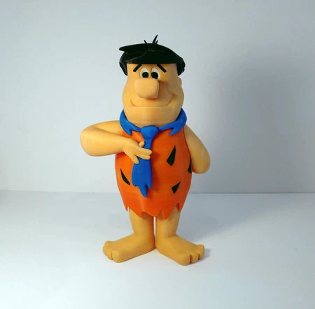  Fred flintstone  3d model for 3d printers