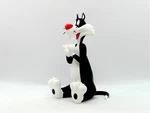 Sylvester the cat  3d model for 3d printers