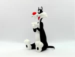 Modelo 3d de Sylvester el gato para impresoras 3d