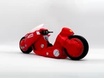 Modelo 3d de Motocicleta akira para impresoras 3d
