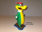  Wally gator  3d model for 3d printers