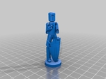  Antique chess pieces #chess  3d model for 3d printers