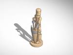 Modelo 3d de Antiguas piezas de ajedrez #ajedrez para impresoras 3d