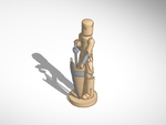  Antique chess pieces #chess  3d model for 3d printers