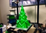  Christmas tree (now with lamp base)  3d model for 3d printers