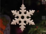  Christmas snowflake decoration  3d model for 3d printers