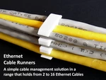 Modelo 3d de Guías de cables ethernet para impresoras 3d