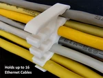  Ethernet cable runners  3d model for 3d printers