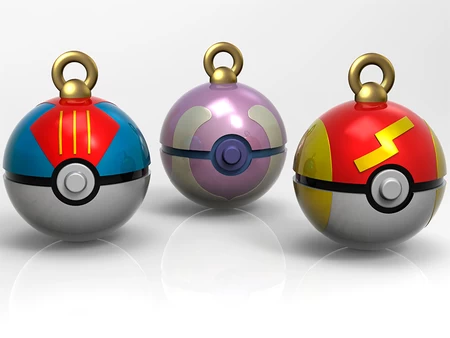  Christmas balls  3d model for 3d printers