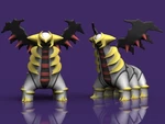  Pokemon giratina hd  3d model for 3d printers