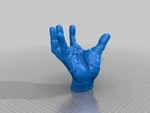  Wednesday - hand  3d model for 3d printers