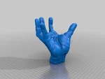  Wednesday - hand  3d model for 3d printers