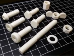  Nut job | nut, bolt, washer and threaded rod factory  3d model for 3d printers