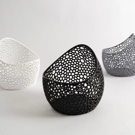 Modelo 3d de Soporte de diseño voronoi para impresoras 3d