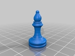  Micro staunton chess set  3d model for 3d printers