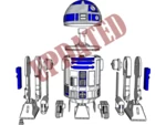  R2d2 the last and final version. scale 1:4  3d model for 3d printers