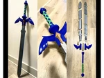  Master sword (no glue, assembles smooth! because banana bread wasn't enough for you people)  3d model for 3d printers
