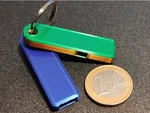  Loud and compact whistle for your keychain  3d model for 3d printers