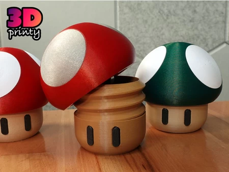  Simple twist open mushroom  3d model for 3d printers