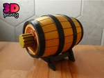 Print-in-place twisty puzzle - barrel  3d model for 3d printers